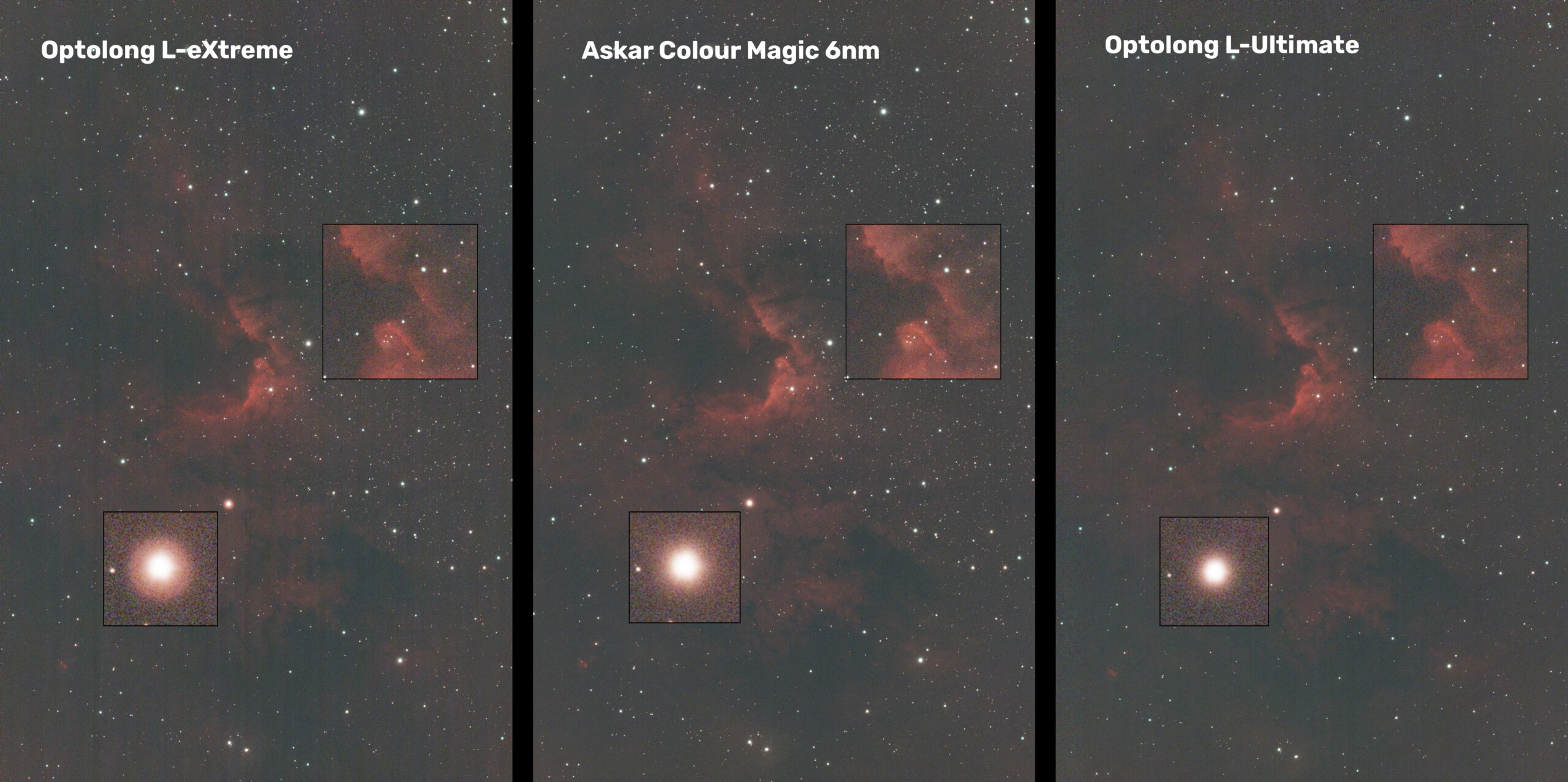 Dualband Filter Shootout for Astrophotography: L-eXtreme vs L