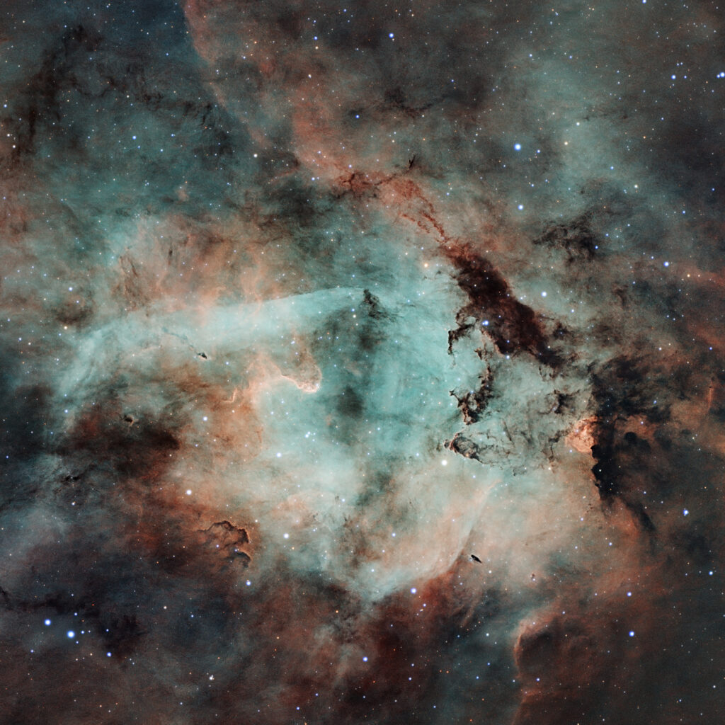 The Lion Nebula | Sh2-132 - Urban Astrophotography