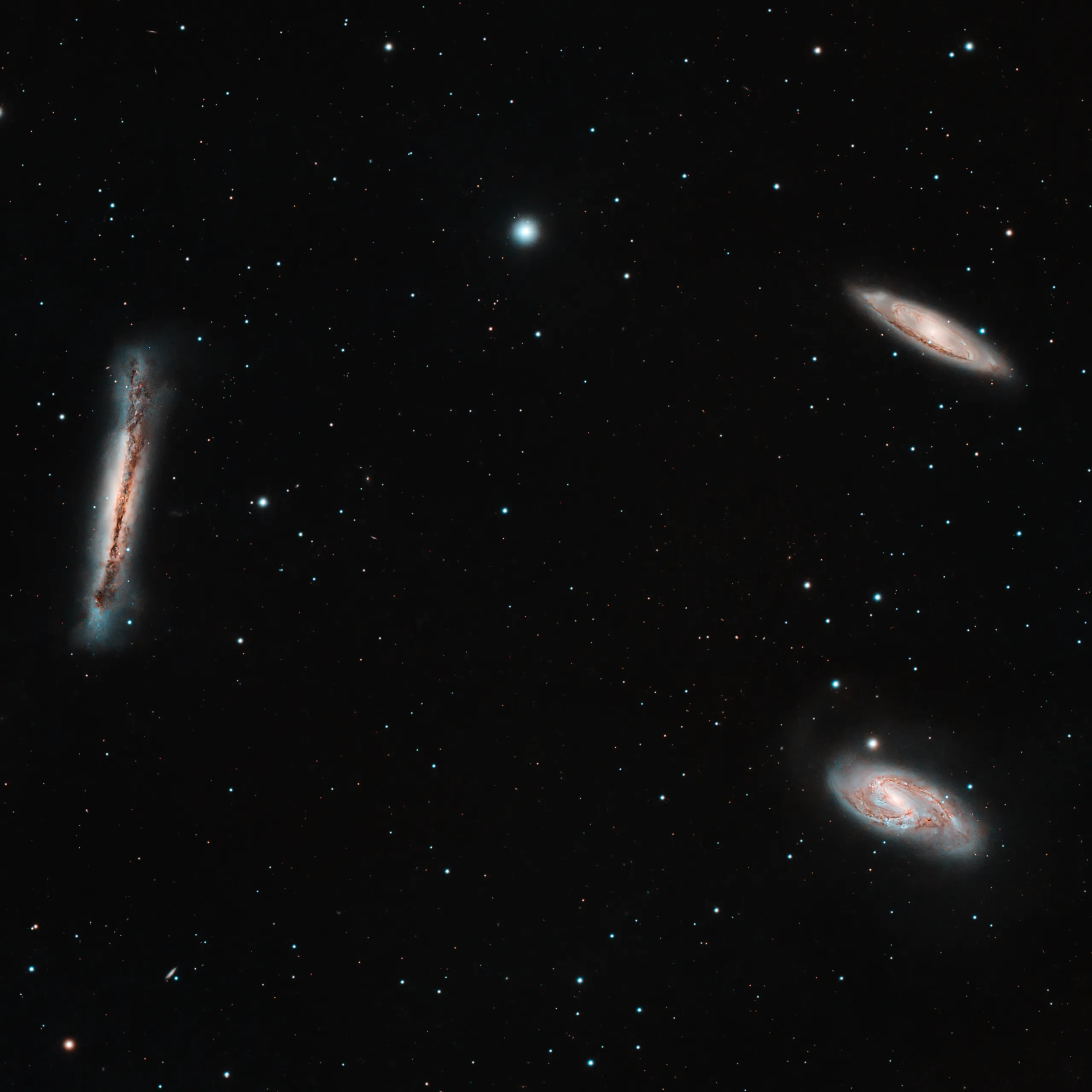 The Leo Triplet | NGC 3628, M65, M66 - Urban Astrophotography